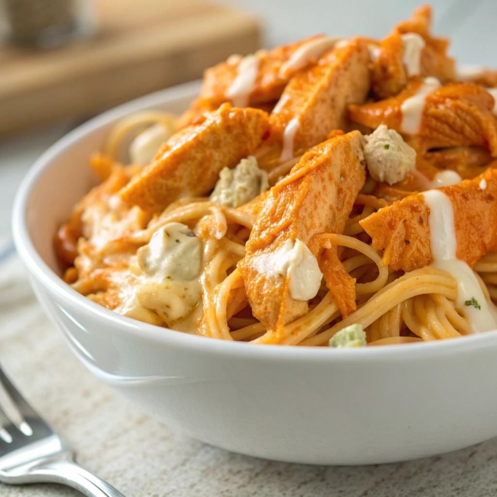 Buffalo Chicken Pasta Salad