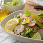 Butter Lettuce Salad with Lemon Vinaigrette And Radishes