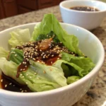 Butter Lettuce with Sesame-Ginger Dressing