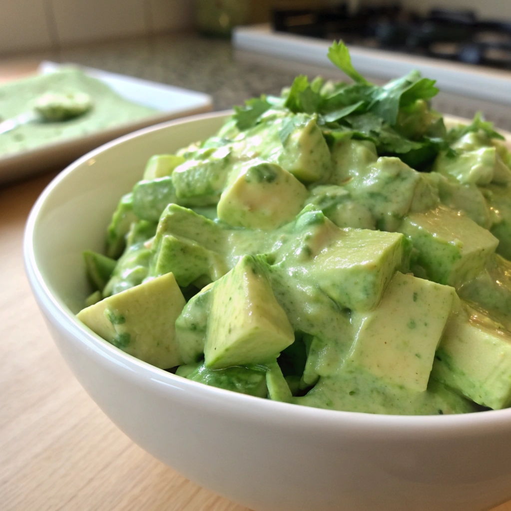 Green Goddess Salad with Creamy Avocado Dressing