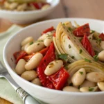 Marinated Artichoke, Roasted Red Pepper & White Bean Salad