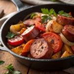 One-Pan Andouille Sausage Feast