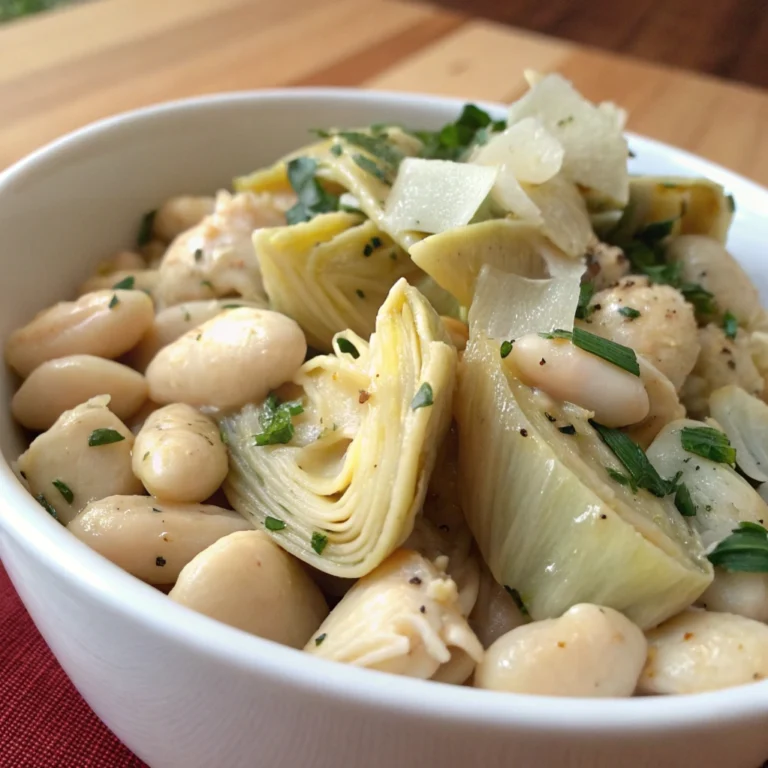 Tuscan White Bean & Artichoke Salad (Jar-Shaken Vinaigrette)