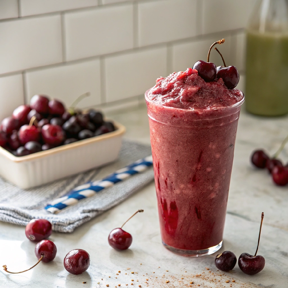 Cherry Blueberry Slushie